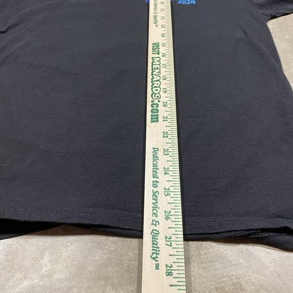 Sturgis Motorcycle Rally Tee Black Large Full Moon Biker Graphic Double Sided - Picture 6 of 6